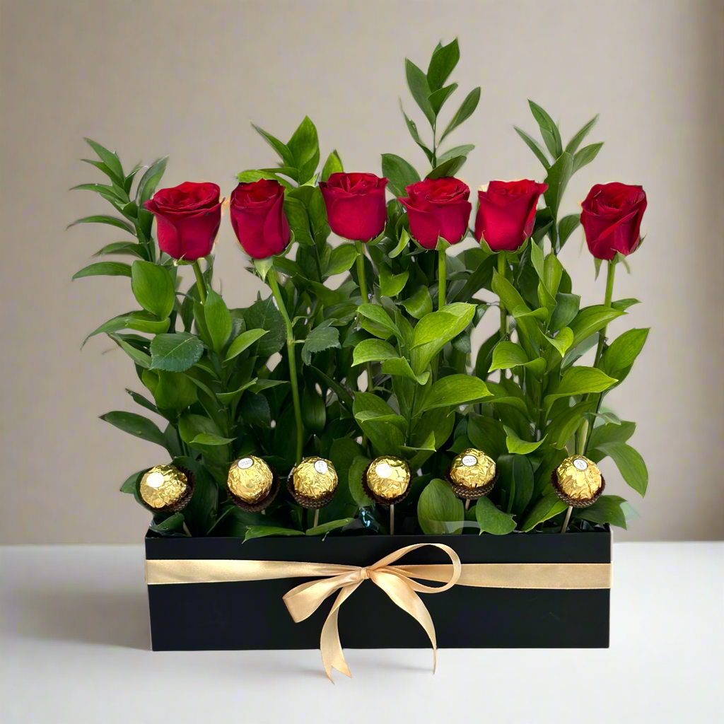 Golden Romance Flowers bouquet luxury flowers DELIVERY TO Cairo AND Egypt
