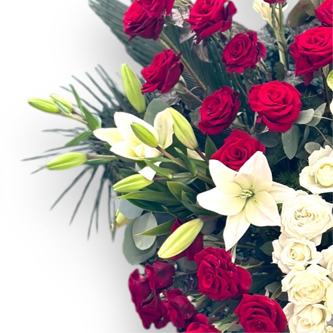 Everlasting Ember Vase luxury flowers DELIVERY TO Cairo AND Egypt