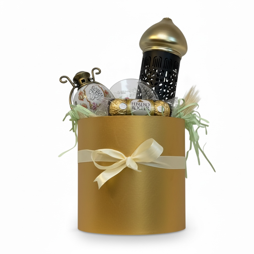 Golden Fanous Luxury Box luxury flowers DELIVERY TO Cairo AND Egypt