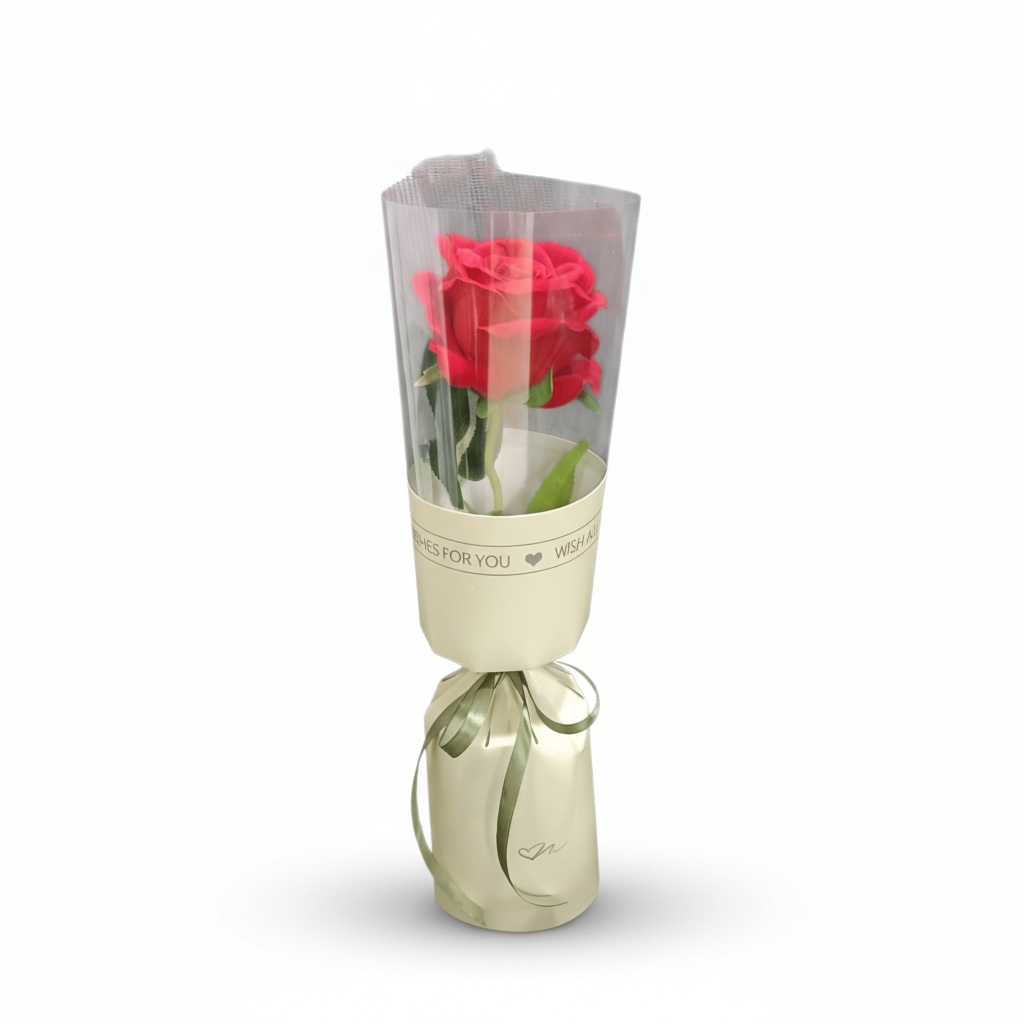 Single Rose Gift Red luxury flowers DELIVERY TO Cairo AND Egypt
