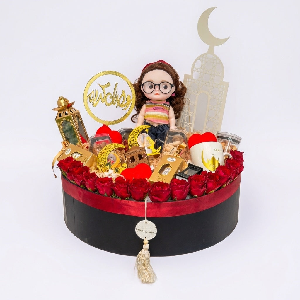 Laylat El Hob Deluxe Box luxury flowers DELIVERY TO Cairo AND Egypt