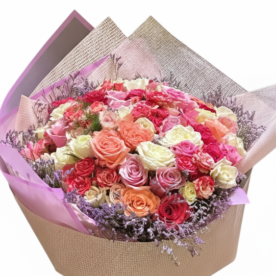 Garden of Affection Bouquet luxury flowers DELIVERY TO Cairo AND Egypt