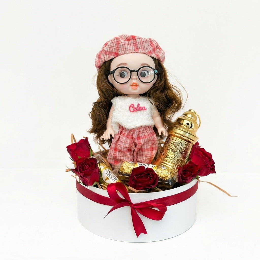 Ramadan Love Glow Box luxury flowers DELIVERY TO Cairo AND Egypt
