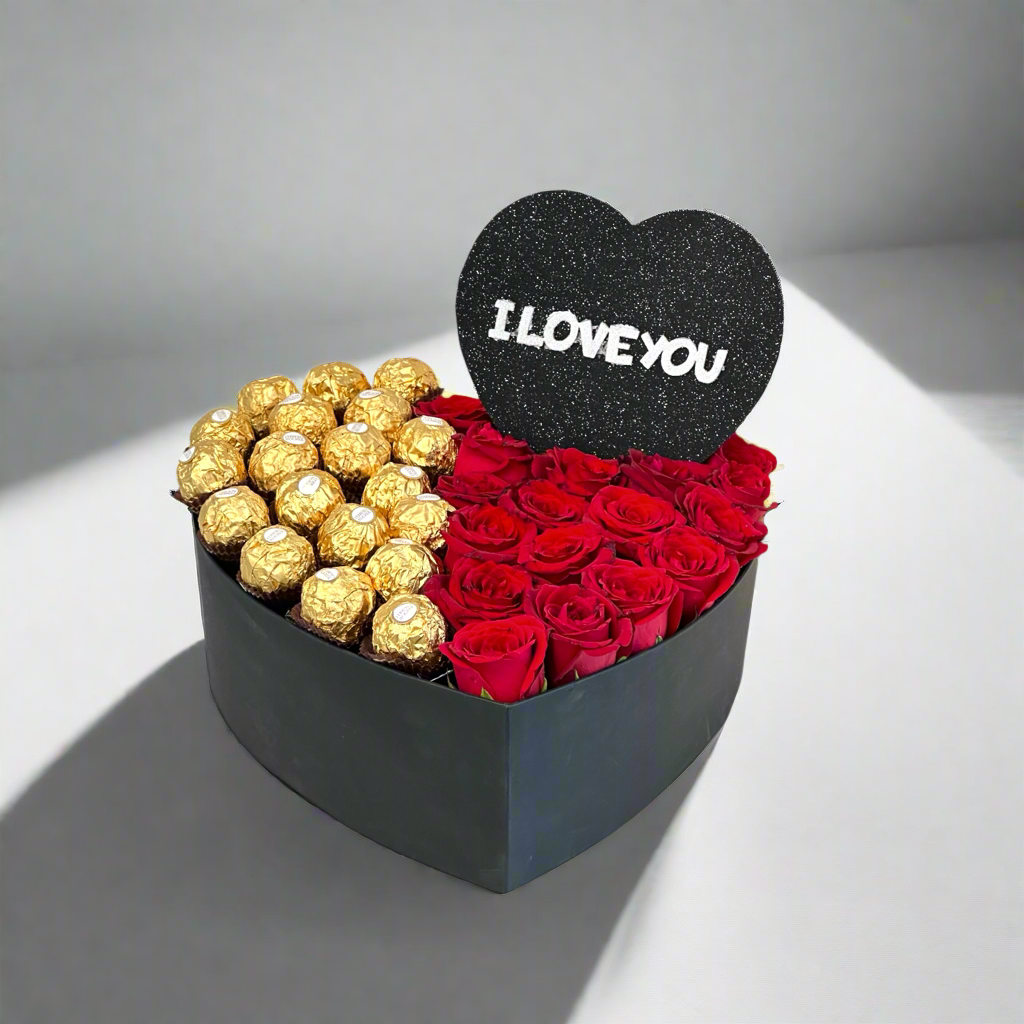 Heart of Gold luxury flowers DELIVERY TO Cairo AND Egypt