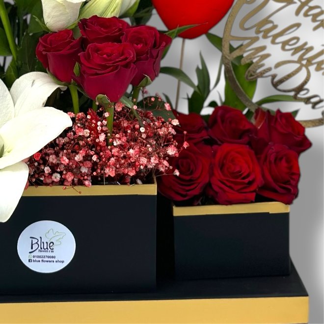 Valentine’s Radiance luxury flowers DELIVERY TO Cairo AND Egypt