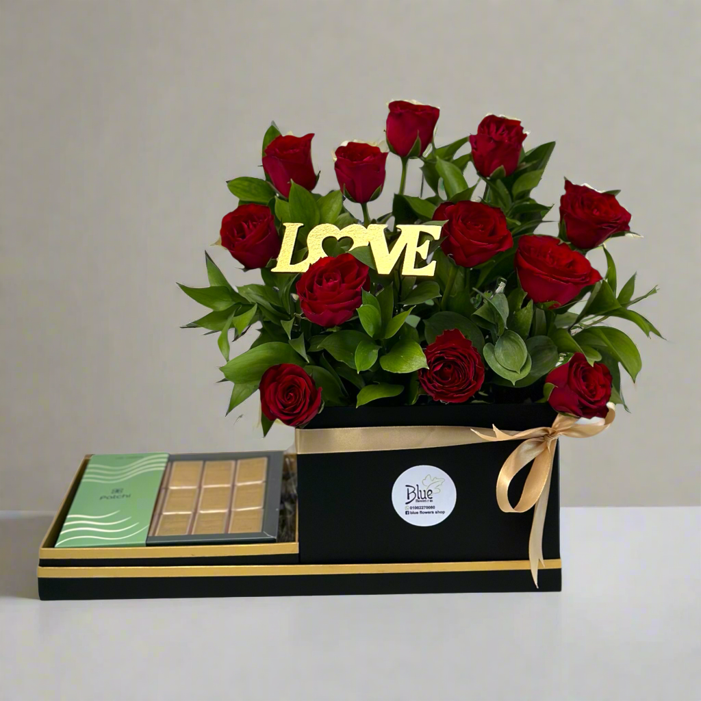 Golden Love Radiance Flowers bouquet luxury flowers DELIVERY TO Cairo AND Egypt