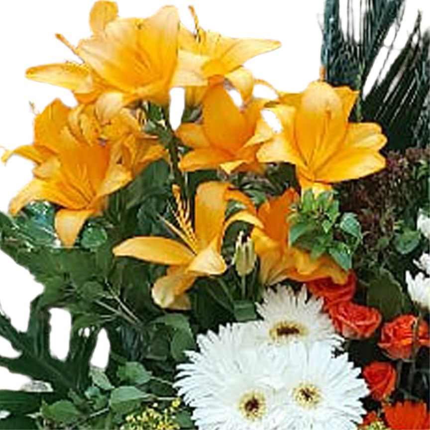 Peach Flowers bouquet luxury flowers DELIVERY TO Cairo AND Egypt