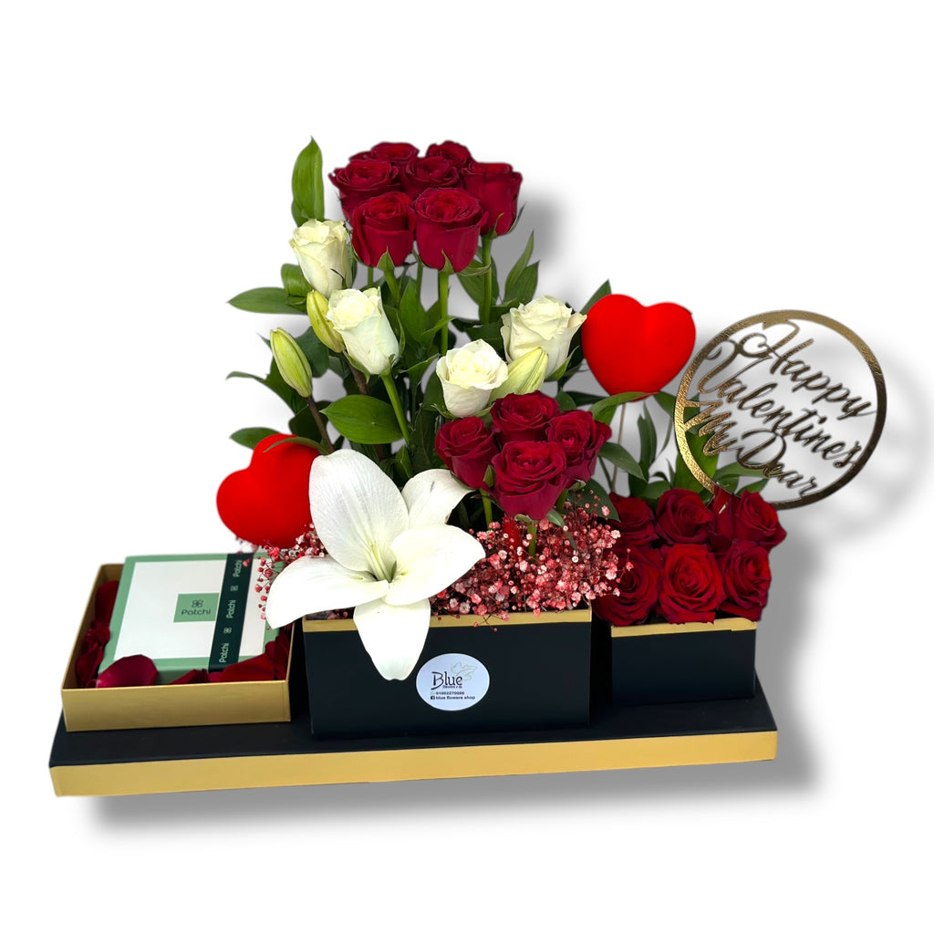 Valentine’s Radiance luxury flowers DELIVERY TO Cairo AND Egypt