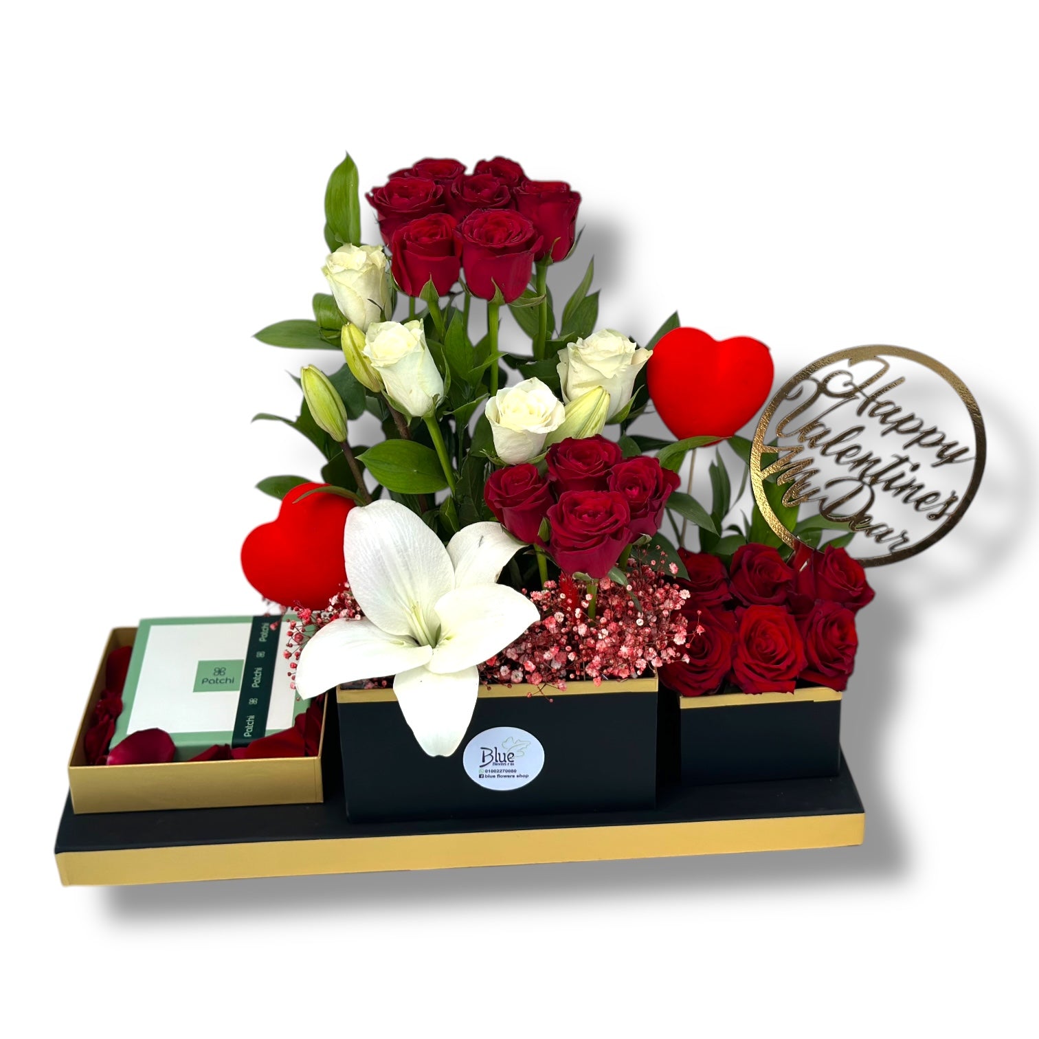 Valentine’s Radiance luxury flowers DELIVERY TO Cairo AND Egypt