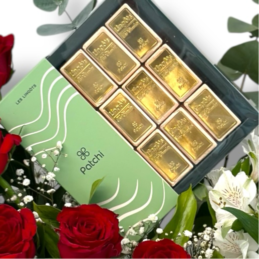 Crimson Elegance Duo Flowers bouquet luxury flowers DELIVERY TO Cairo AND Egypt