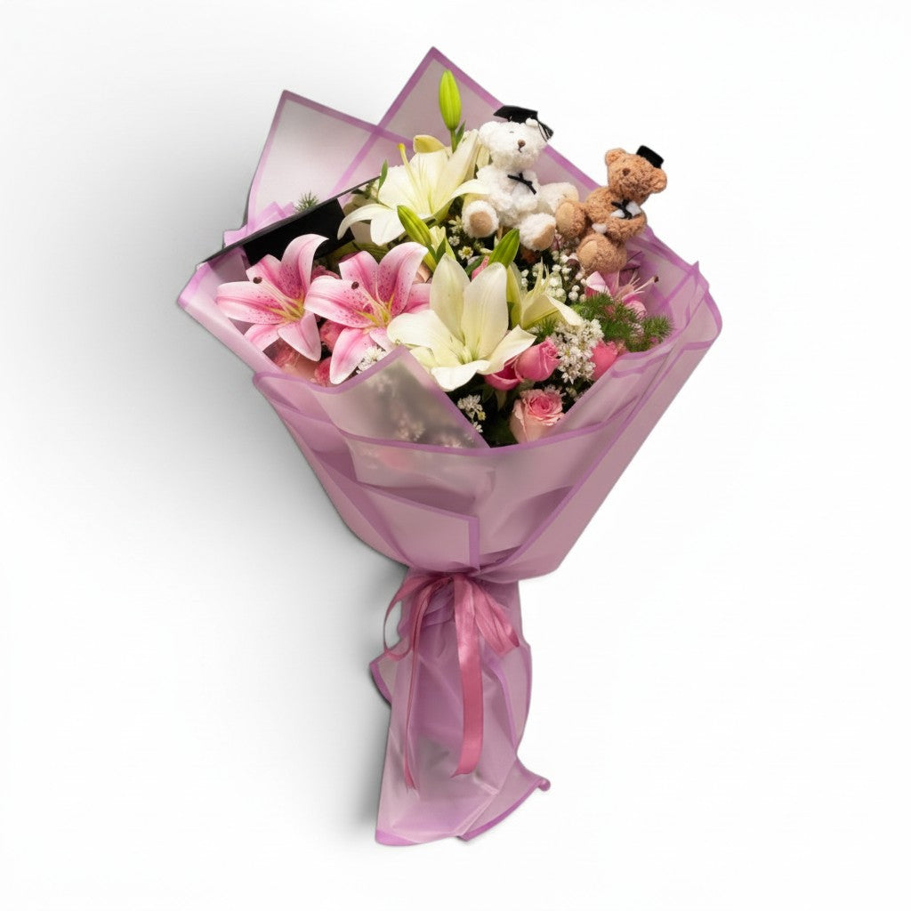 Lumielle Passage Hand Bouquet luxury flowers DELIVERY TO Cairo AND Egypt