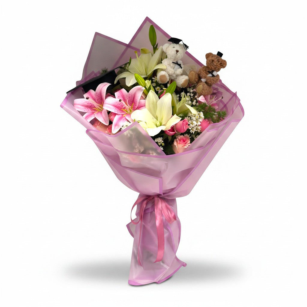 Lumielle Passage Hand Bouquet luxury flowers DELIVERY TO Cairo AND Egypt