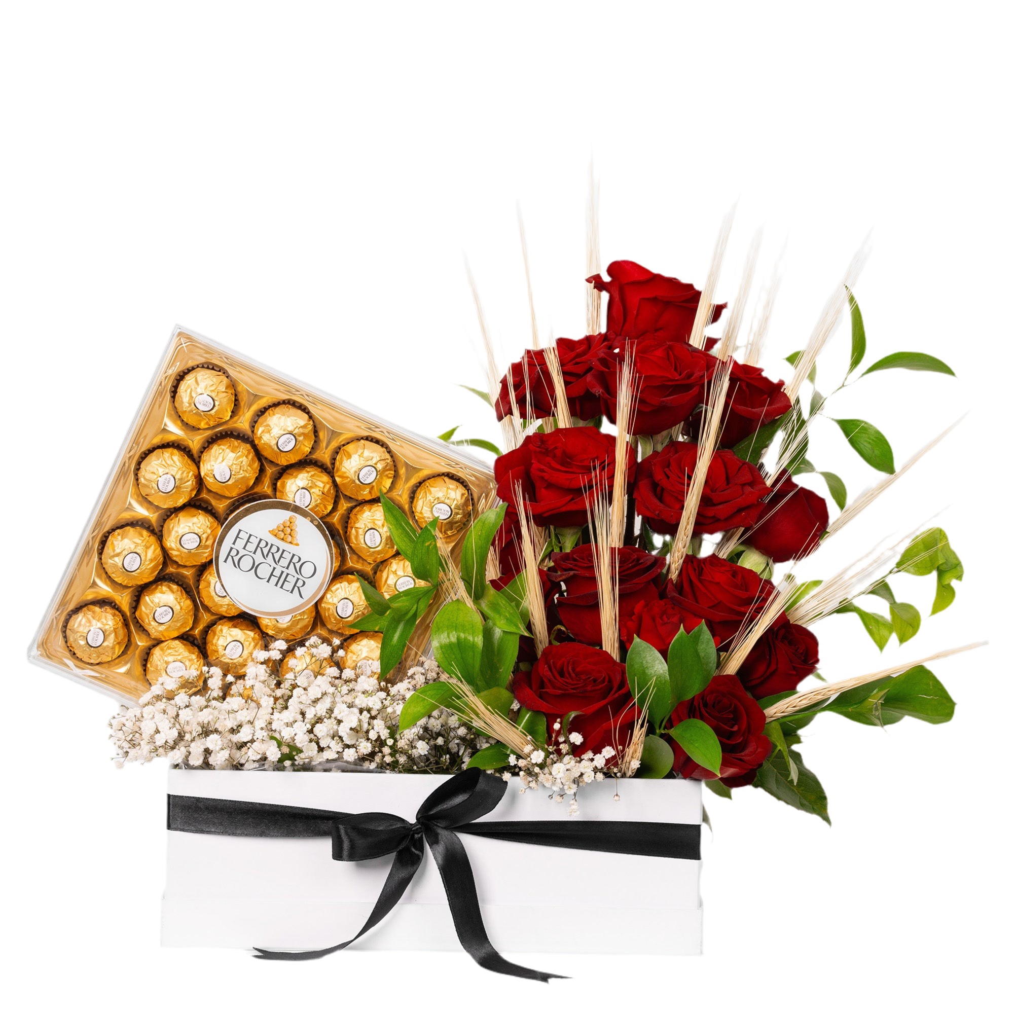 Scarlet Gold Signature Flowers bouquet luxury flowers DELIVERY TO Cairo AND Egypt