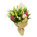 Ravishing Pink Hand Bouquet luxury flowers DELIVERY TO Cairo AND Egypt