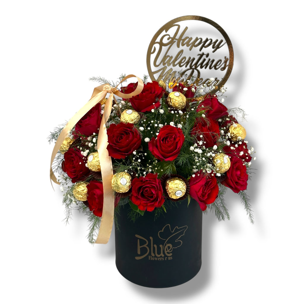 Golden Amour Flowers bouquet luxury flowers DELIVERY TO Cairo AND Egypt