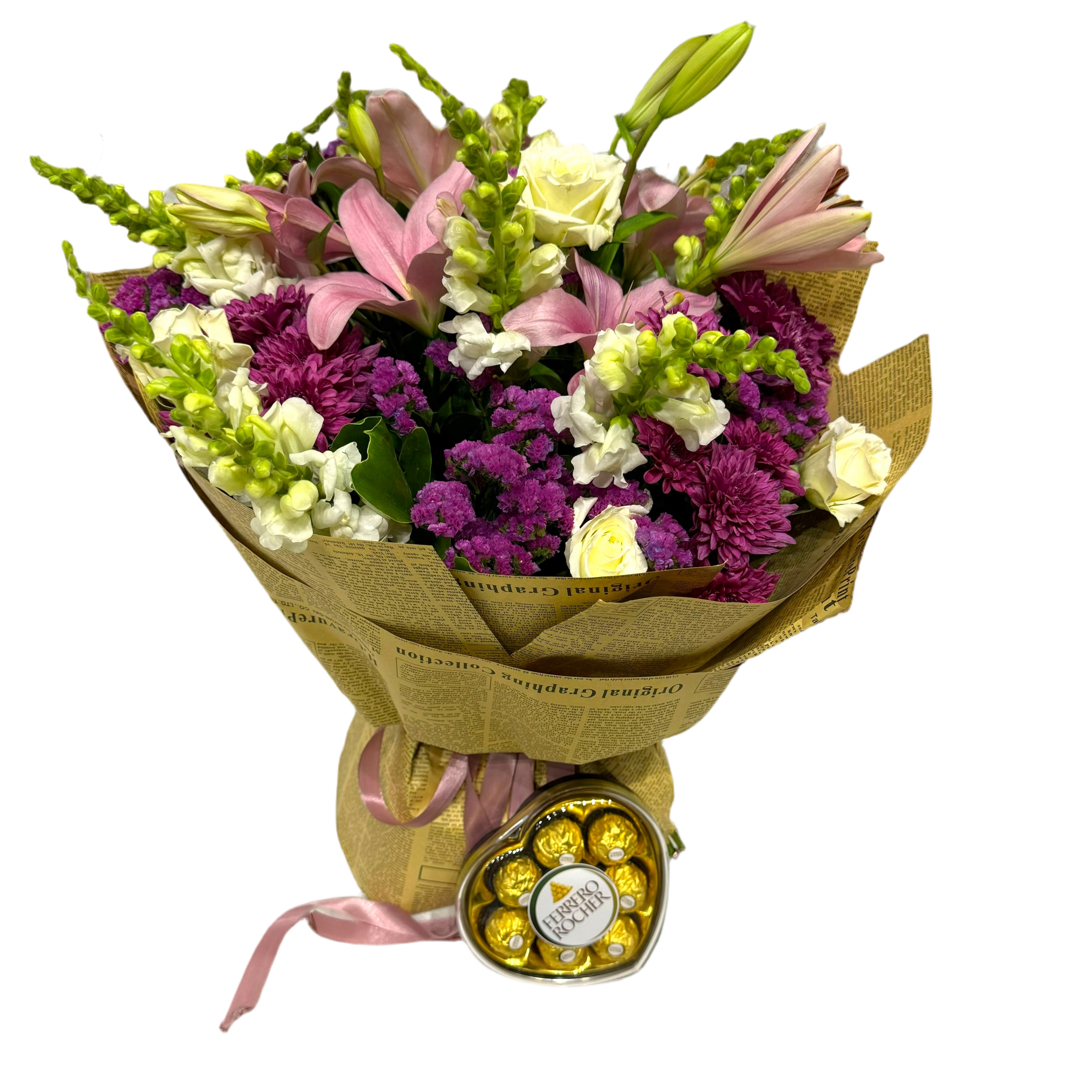 Blissful Eid Hand Bouquet luxury flowers DELIVERY TO Cairo AND Egypt