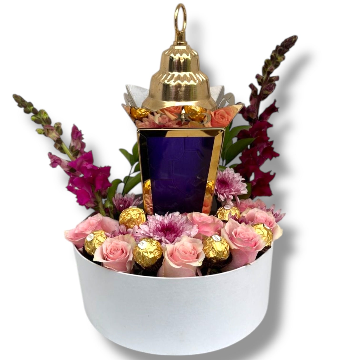 Golden Lantern Blessings luxury flowers DELIVERY TO Cairo AND Egypt