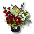 Crimson Elegance Duo Flowers bouquet luxury flowers DELIVERY TO Cairo AND Egypt