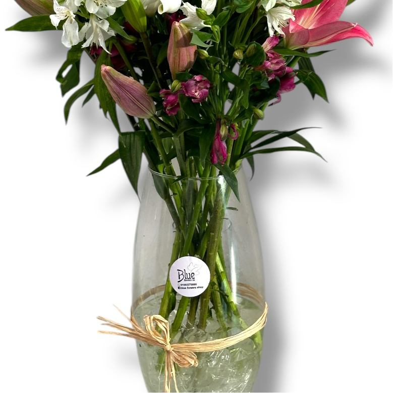 Serene Blooms Vase luxury flowers DELIVERY TO Cairo AND Egypt