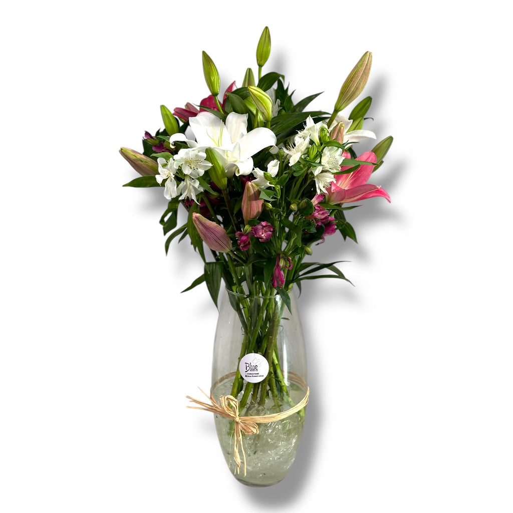 Serene Blooms Vase luxury flowers DELIVERY TO Cairo AND Egypt