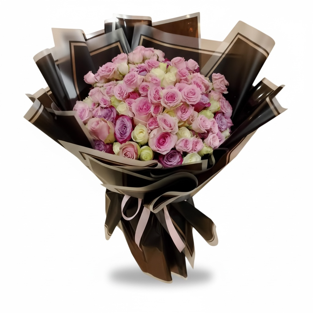 Blush Elegance Bouquet Hand Bouquet luxury flowers DELIVERY TO Cairo AND Egypt