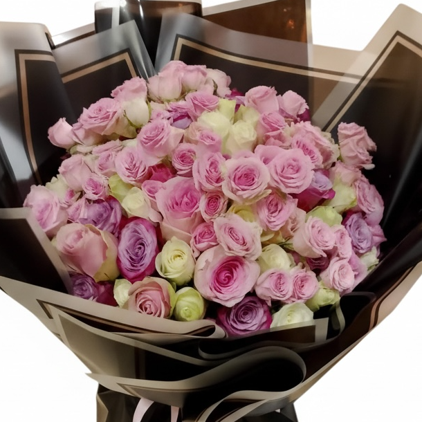 Blush Elegance Bouquet Hand Bouquet luxury flowers DELIVERY TO Cairo AND Egypt