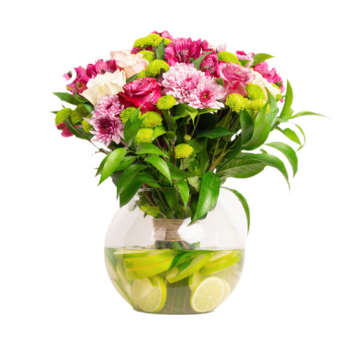 Citrus Bloom Essence Vase luxury flowers DELIVERY TO Cairo AND Egypt
