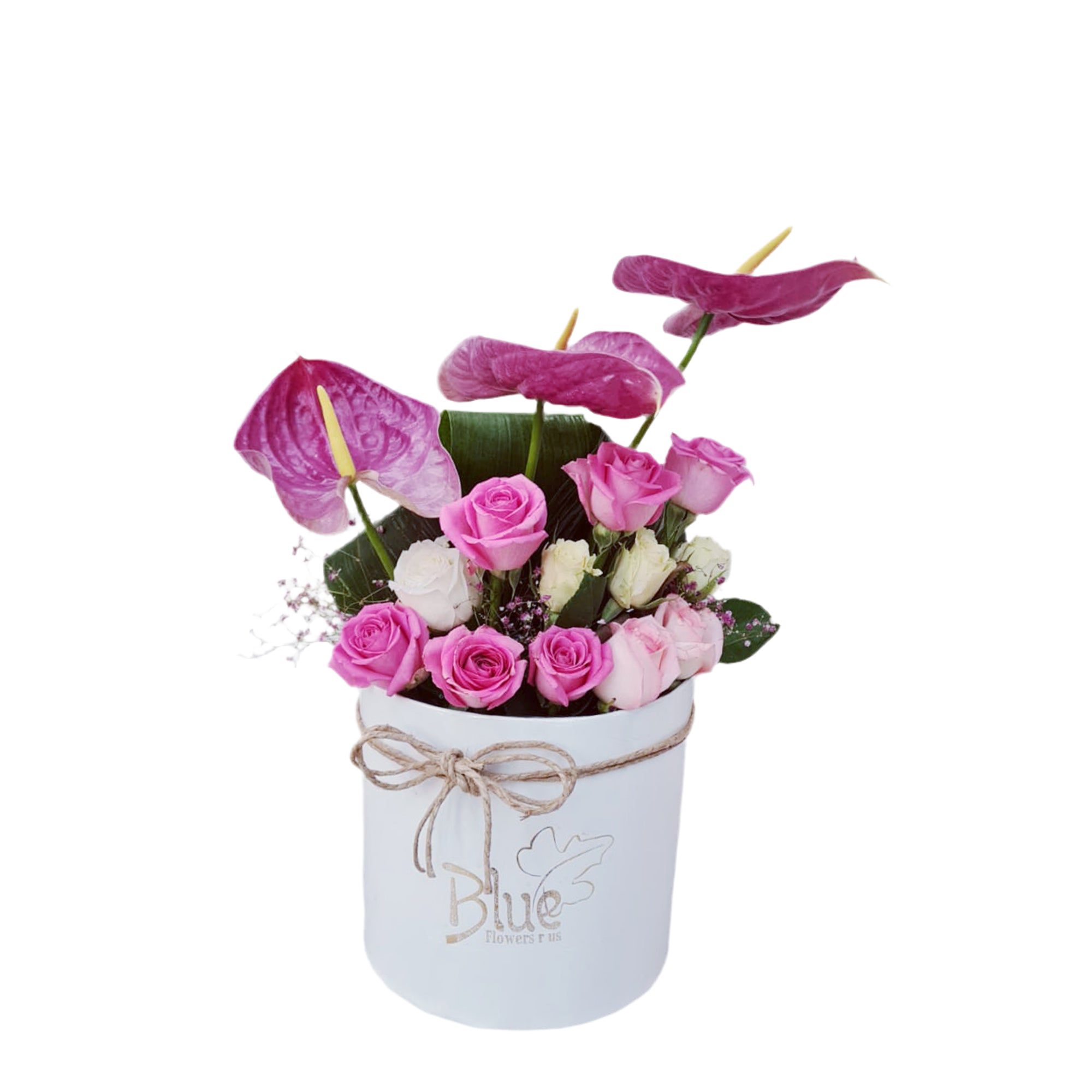 MD2021-37 Box luxury flowers DELIVERY TO Cairo AND Egypt