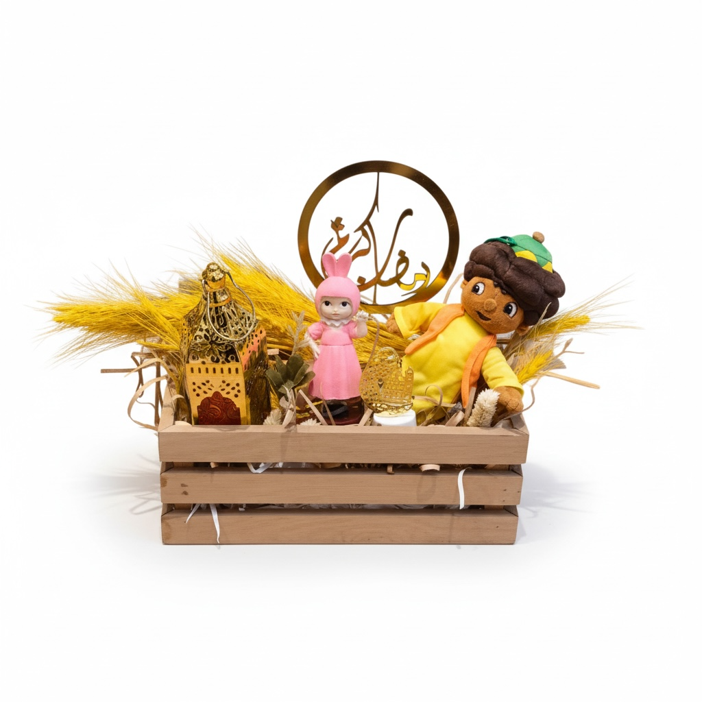 Ramadan Nights Wooden Crate luxury flowers DELIVERY TO Cairo AND Egypt