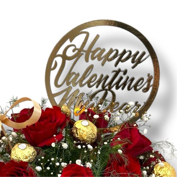 Golden Amour Flowers bouquet luxury flowers DELIVERY TO Cairo AND Egypt