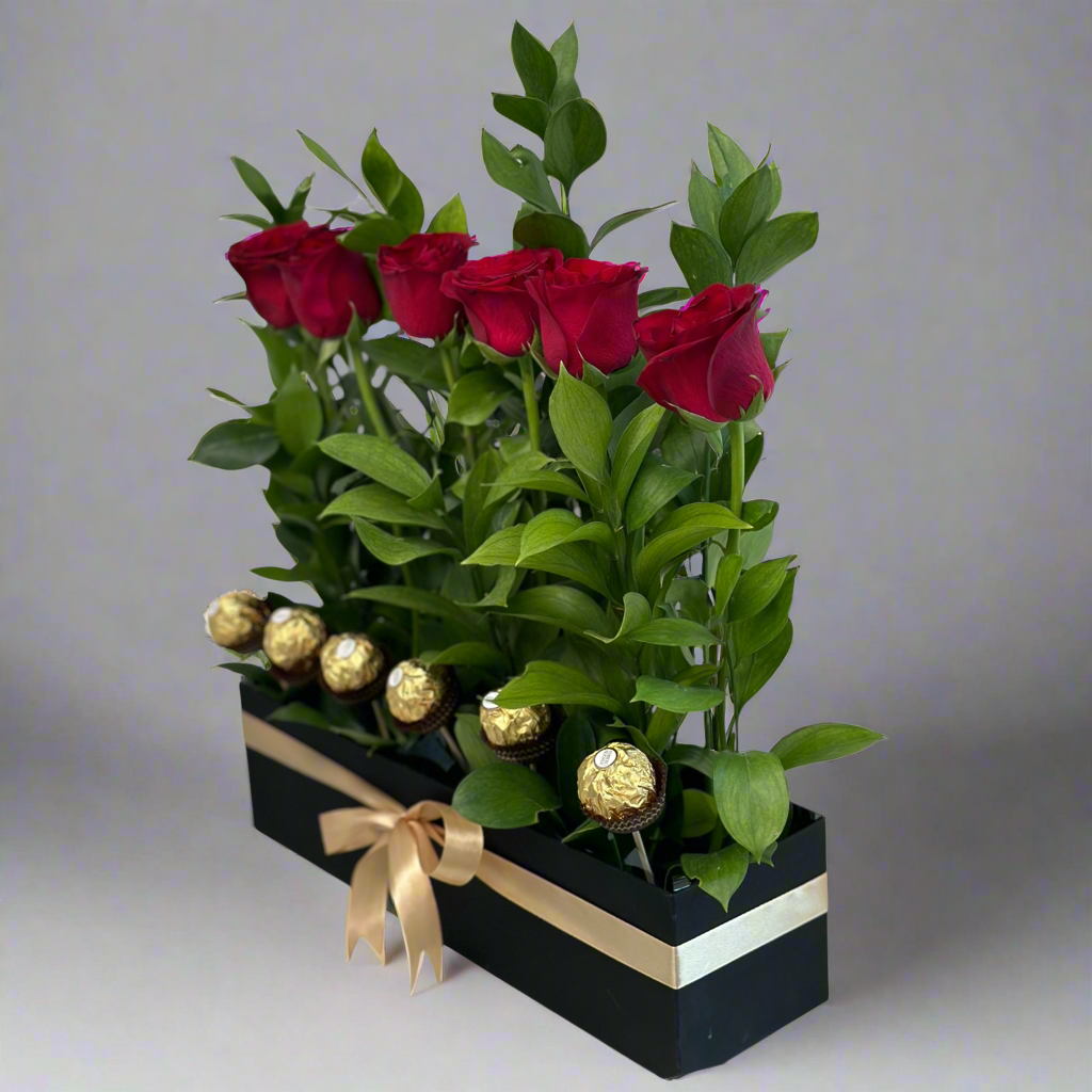Golden Romance Flowers bouquet luxury flowers DELIVERY TO Cairo AND Egypt