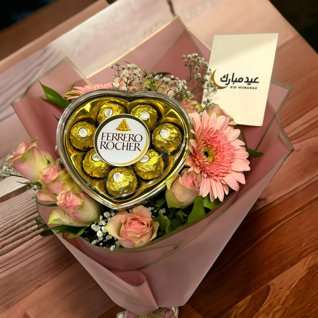 Pinky Eid luxury flowers DELIVERY TO Cairo AND Egypt