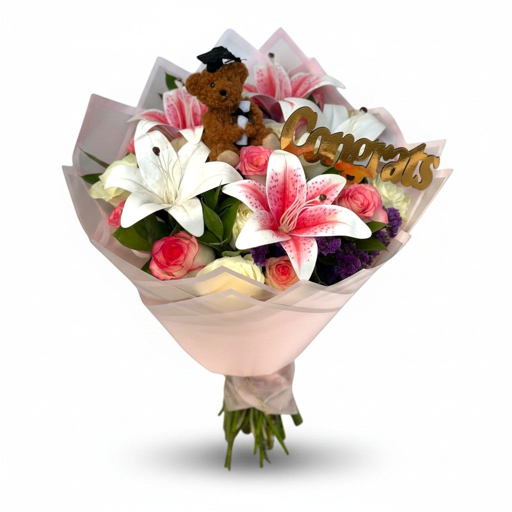Aurelia Ascend Hand Bouquet luxury flowers DELIVERY TO Cairo AND Egypt