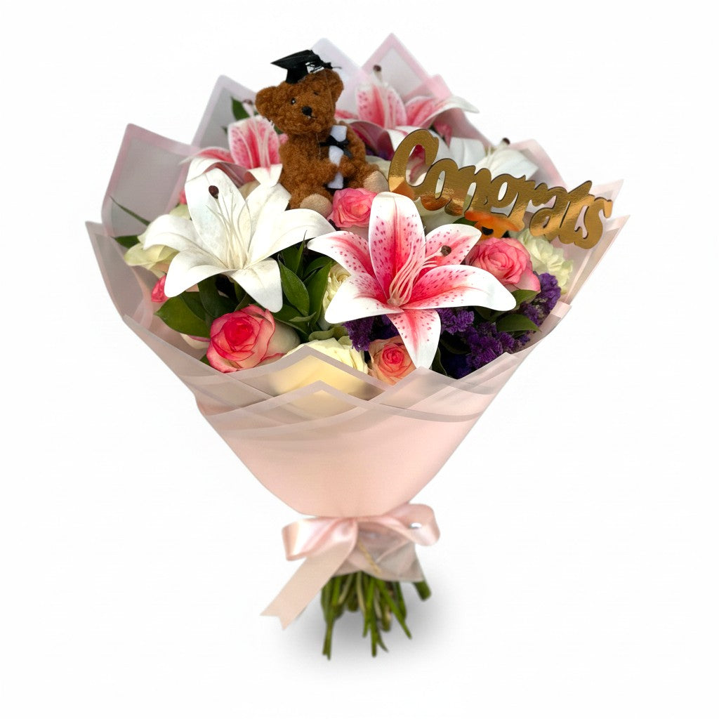 Aurelia Ascend Hand Bouquet luxury flowers DELIVERY TO Cairo AND Egypt