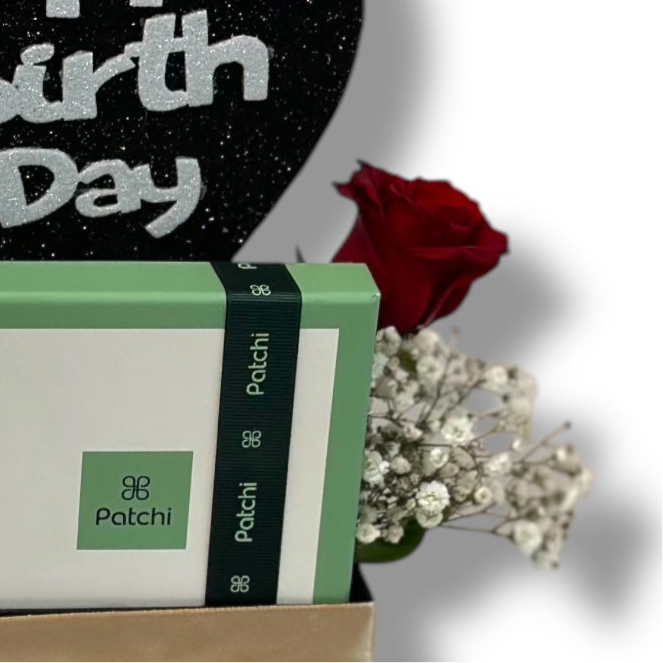 Birthday Bliss Box Box luxury flowers DELIVERY TO Cairo AND Egypt