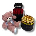 Love Bundle Chocolate luxury flowers DELIVERY TO Cairo AND Egypt