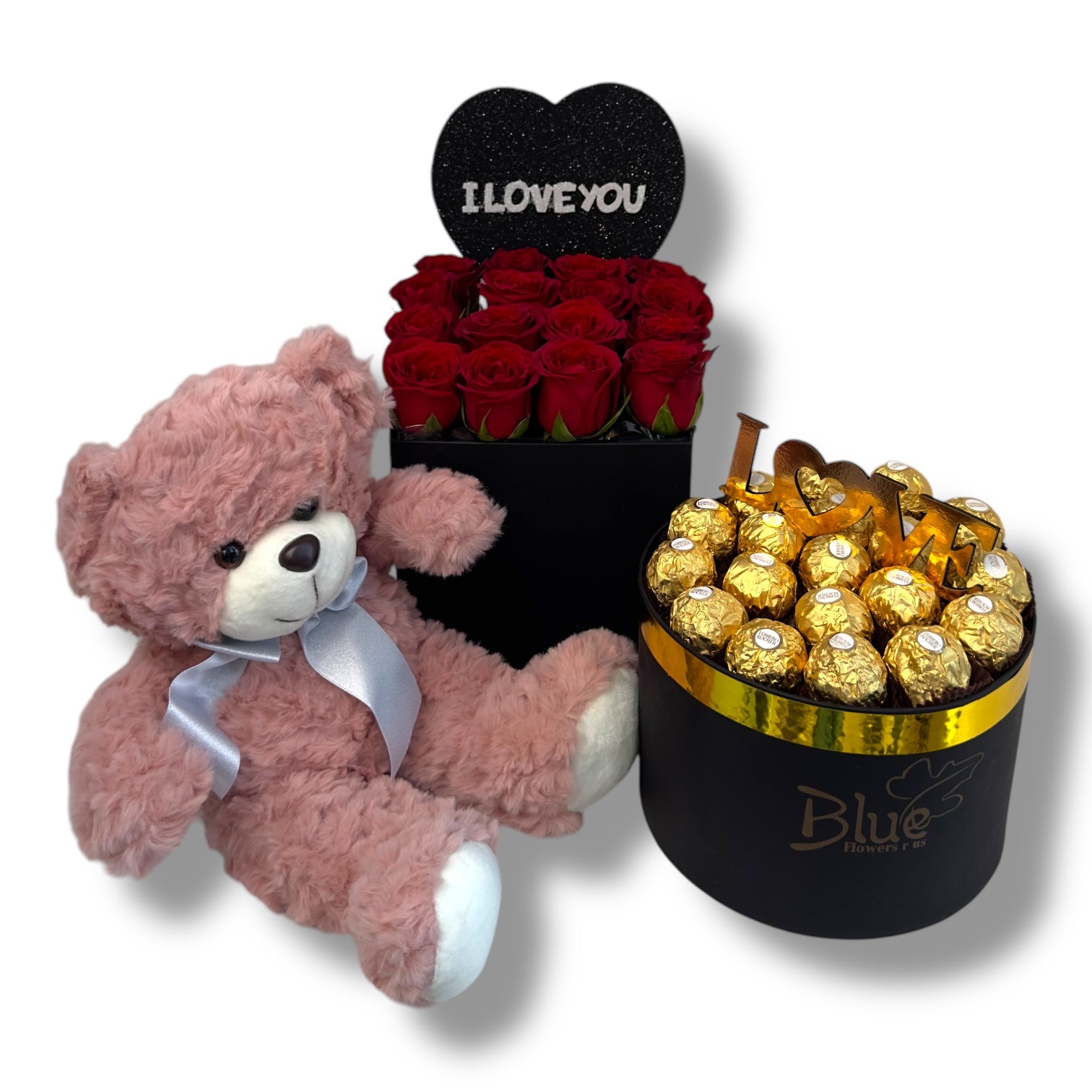 Love Bundle Chocolate luxury flowers DELIVERY TO Cairo AND Egypt