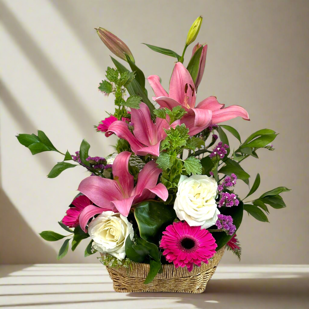 Basket of Love Basket luxury flowers DELIVERY TO Cairo AND Egypt