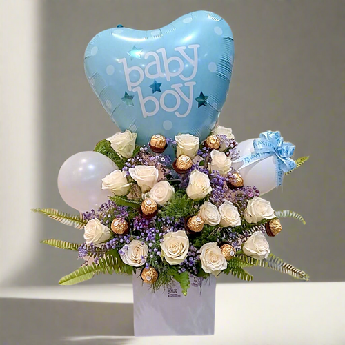 Azure Bliss Box luxury flowers DELIVERY TO Cairo AND Egypt