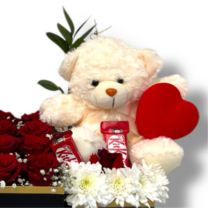 Teddy Love Basket