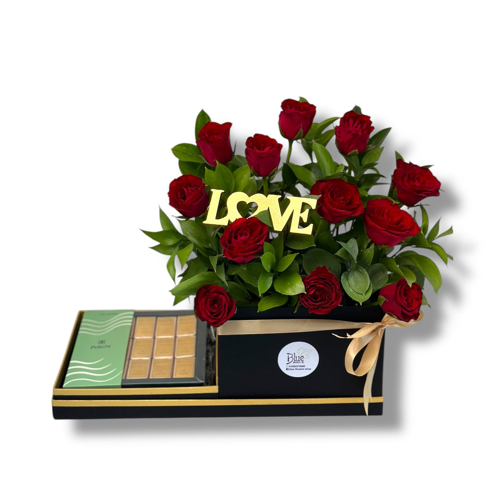 Golden Love Radiance Flowers bouquet luxury flowers DELIVERY TO Cairo AND Egypt