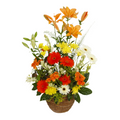 Orange Hues Flowers bouquet luxury flowers DELIVERY TO Cairo AND Egypt