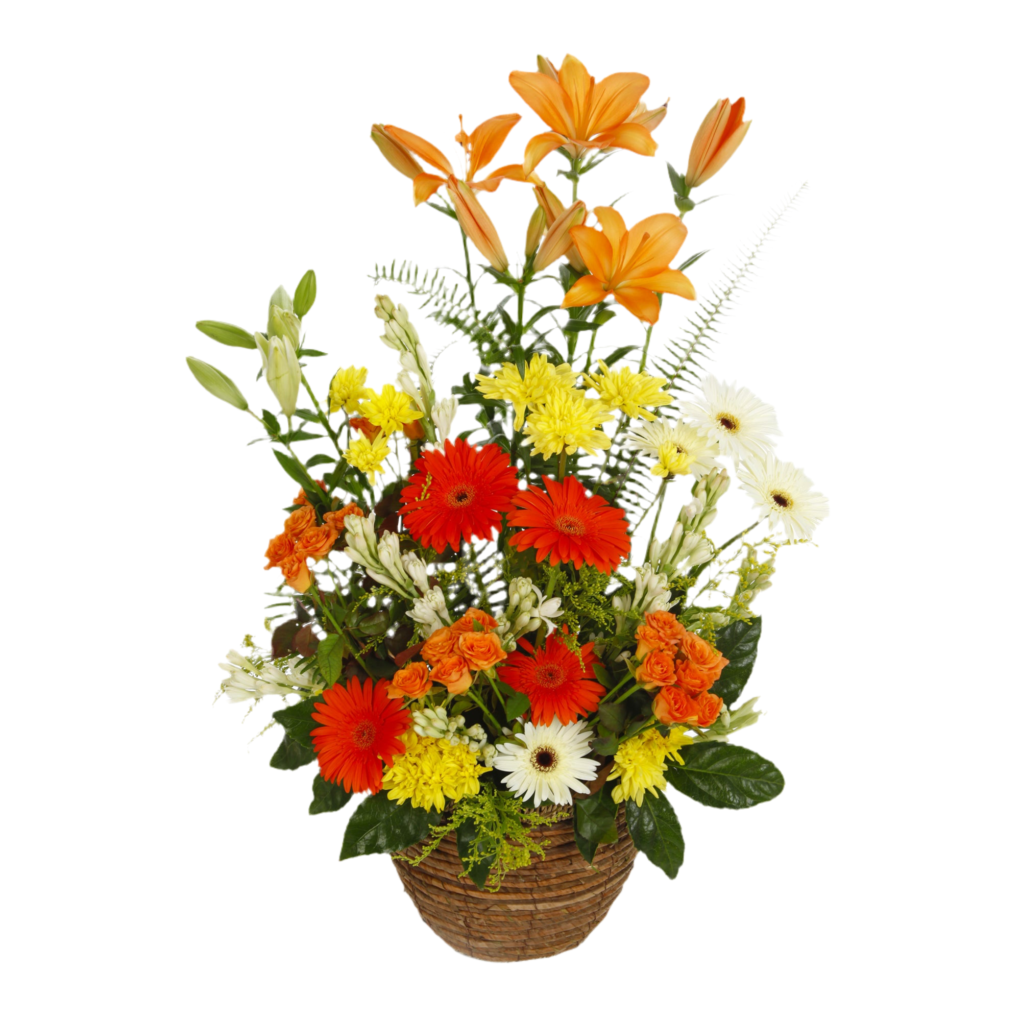 Orange Hues Flowers bouquet luxury flowers DELIVERY TO Cairo AND Egypt