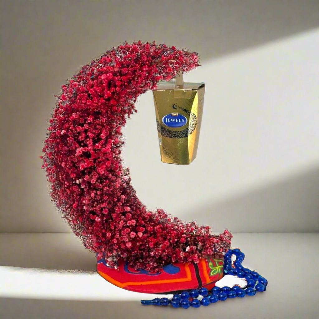 Crimson Crescent Blessings Flowers bouquet luxury flowers DELIVERY TO Cairo AND Egypt