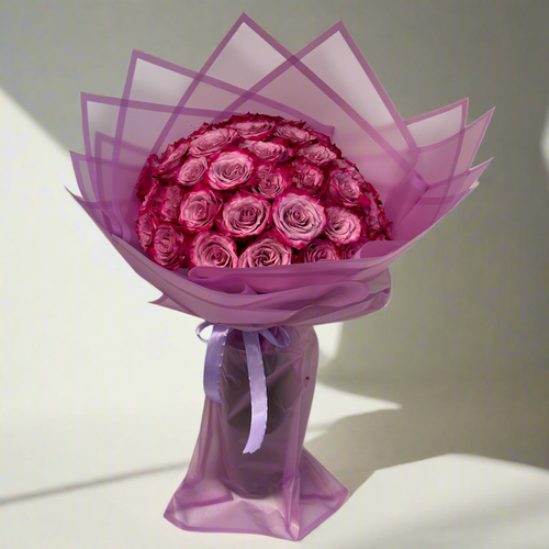 Amethyst Bliss Hand Bouquet luxury flowers DELIVERY TO Cairo AND Egypt