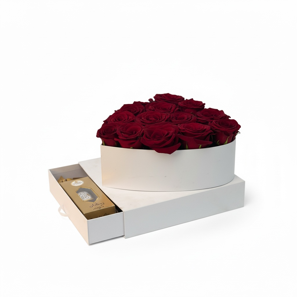 Eternal Heart Luxury Box luxury flowers DELIVERY TO Cairo AND Egypt