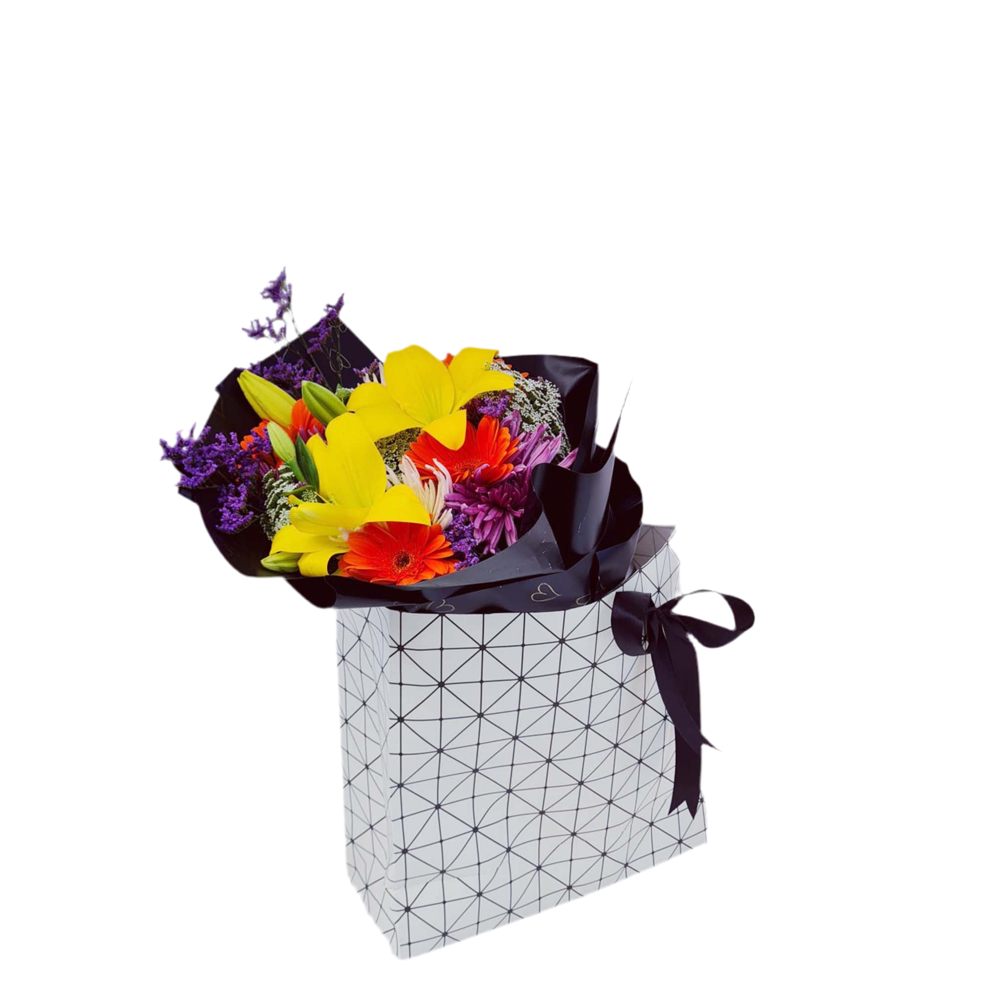Prismatic Charm Fresh Cut Flowers luxury flowers DELIVERY TO Cairo AND Egypt