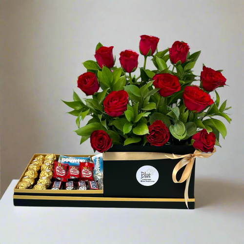 Crimson Symphony Flowers bouquet luxury flowers DELIVERY TO Cairo AND Egypt