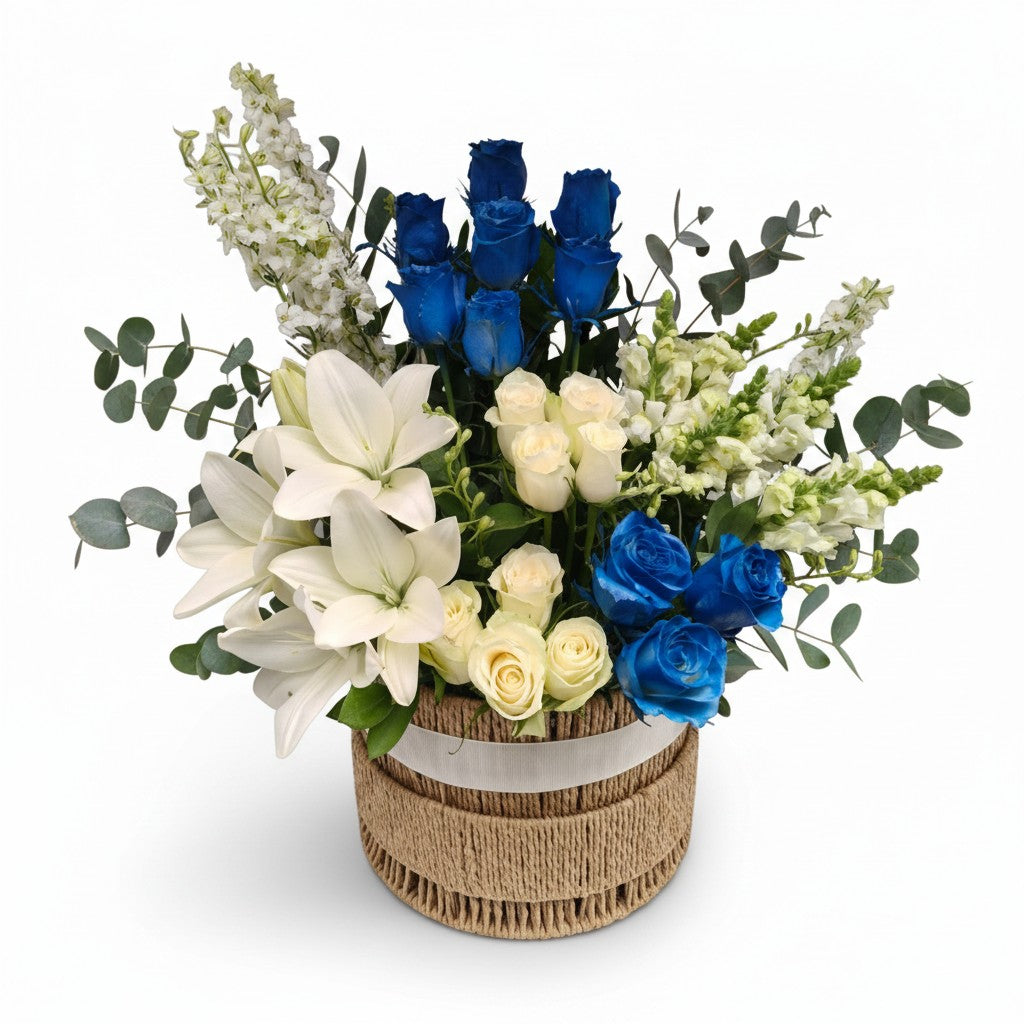 Azure Prestige Basket luxury flowers DELIVERY TO Cairo AND Egypt