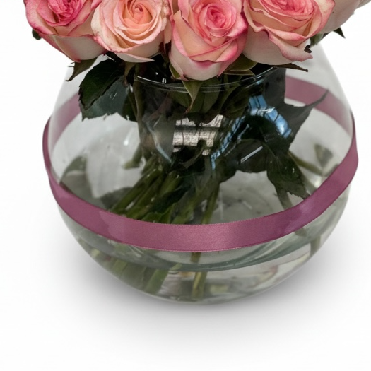 Blush Elegance Vase luxury flowers DELIVERY TO Cairo AND Egypt